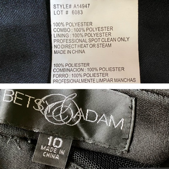 NWOT Betsy & Adams Sleeveless Cutout Gown - Picture 11 of 15